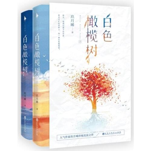 2 book Chinas Popular Youth Literature Bai Se Gan Ran Shu Jiu Yuexi Youth Love story Books