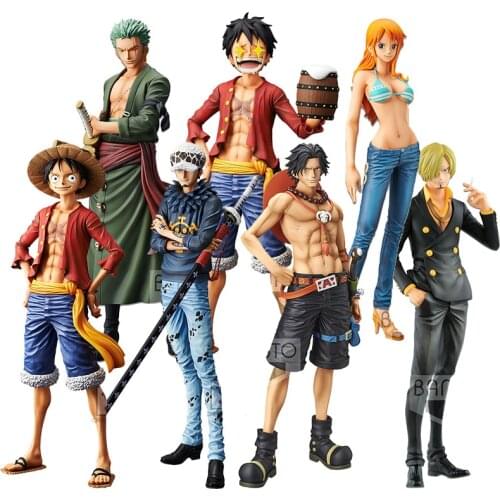 Bandai Optical Factory ROS One Piece Roronoa Zoro Sanji Ace Luffy Nami Scenery Hand-made Ornaments