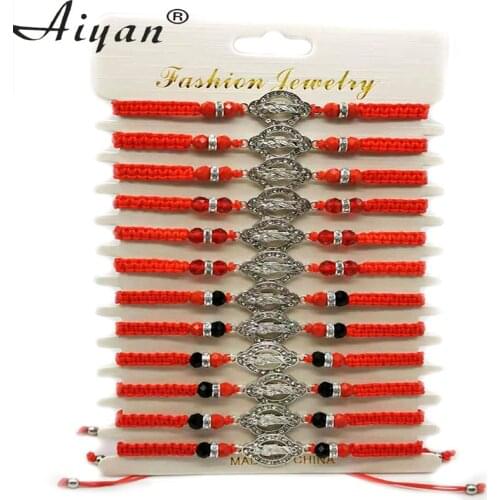 12 Pieces Religion The Father And Virgin Mary Alloy Point Drilled Hand-Woven Bracelet Can Worn By Men Or Women As Gifts Or Pray