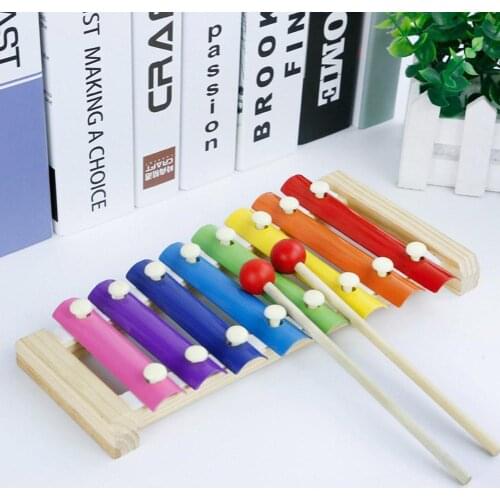 Kid Musical Toy Xylophone Wooden Xylophone For Childrens Enlightenment Education Music Instrument Toy