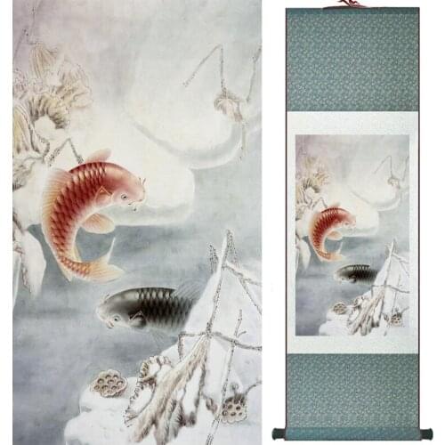 Home Office Decoration Chinese scroll painting birds painting Chinese wash painting Printed painting 060807
