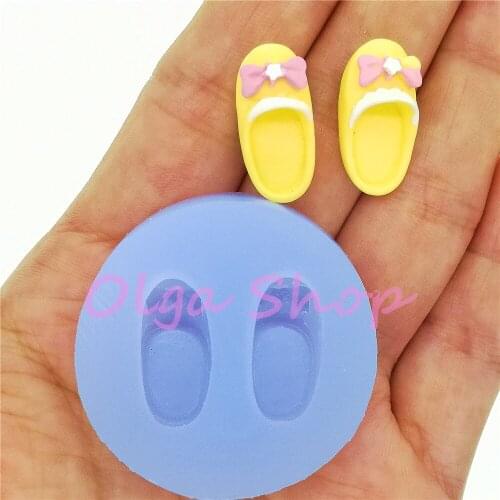 FYL830 20.6mm x 9.6mm Silicone Mold Fondant Cake Decoration Candy Resin Clay Earrings Necklace Craft Soap Candle FOOD SAFE