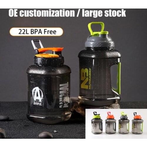 2.2L Large Capcity Water Bottle High Quality Food Grade PET Kettle Outdoor Sport Cycling Camping Drinking Water Bottle Dropship