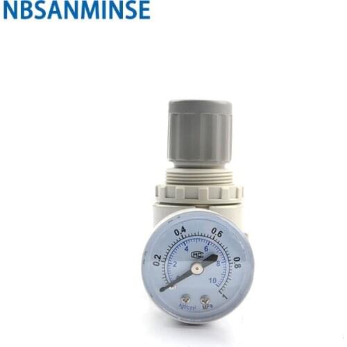 NBSANMINSE Air Regulator AR2000 G1/4 inch Air Source Equipment Units Air Valve pneumatic frl units air pipe line