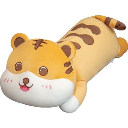 Cute Animal Tiger Plush Toy Super Soft Pillow Big Zodiac Tiger doll 47inch 120cm DY50968