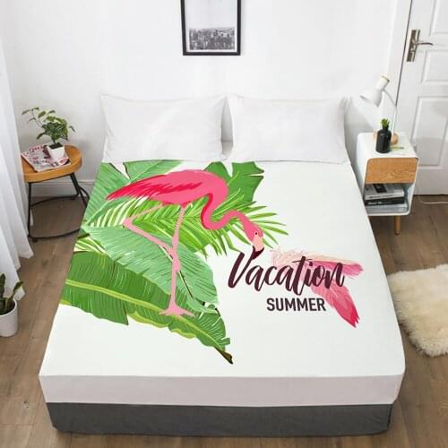 1pc bed sheet Elastic fitted sheet With An Elastic Band 150/180/200/160*200 Mattress Cover Double Bed cover nordic simple