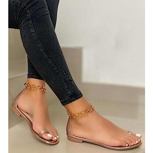 Office Sandals Women Flats Summer Beach Sandals Casual Shoes Women Lazy Flip Thong Sandals Plus Size