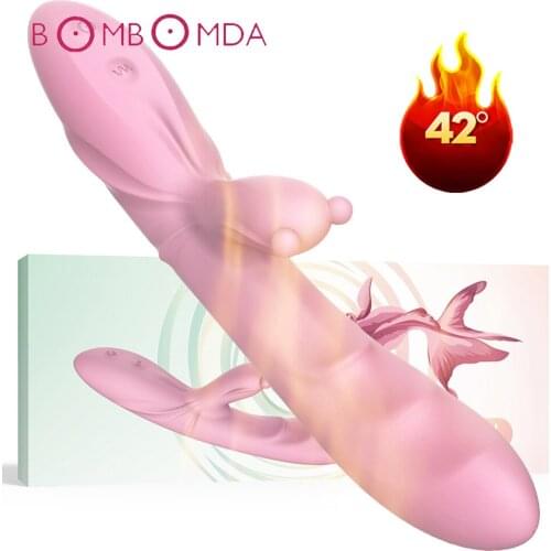 Telescopic Heating Dildo Vibrator Sex Toys for Women Erotic Product Adult Toy 10 Vibration Modes Vibrators for Female Masturbate