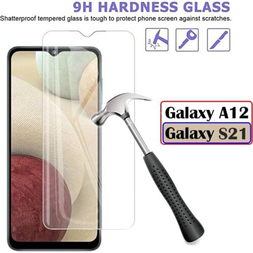 Screenprotector For Samsung Galaxy A12 A11 A42 A32 Glass Screen Protector On Samsun S21 Plus S20 FE GalaxyS21+ Protective Film