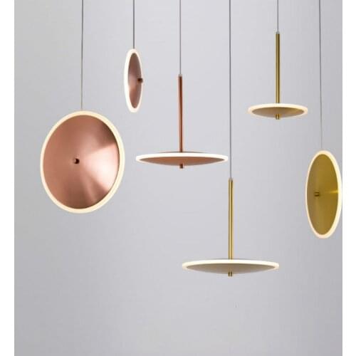 1 pcs Danish Creative led pendant lights Led strip UFO lamp Bar Dining Room pendant Lamp Kids lighting fixture Nordic lighting