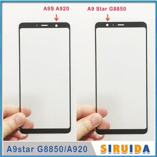 10pcs/lot 6.3inch Replacement LCD Front Touch Screen Glass Outer Lens For Samsung Galaxy A9 2018 A9s A9200 A9 Star Pro A920