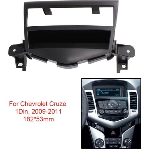 1Din Car CD GPS Radio Frame Mounting Stereo Panel Dash Installation Fascia For Chevrolet Cruze 2009-2011 Trim Kit