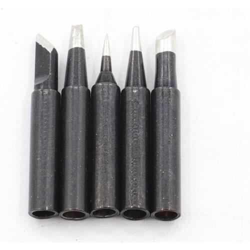 5pcs Lead-free Solder Iron Tip Welding Tools 900M-T-K/3C/I/IS/2.4D Soldering Head For Hakko 936 Soldering Station