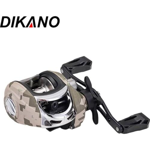 7.3:1 High Speed Ratio Magnetic Brake Metal Fishing Reel Low-profile Reel Fishing Tackles Supplies Baitcasting Casting Reels