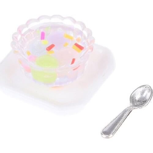 Bowl Toys Decor Accessories Miniature Dollhouse Accessories Cuisine Tangyuan Doll Kitchen Pretend Food Mini Food Ornament