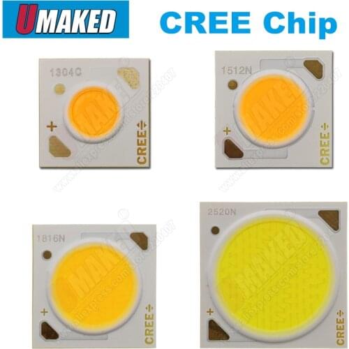 50pcs Original Cree CXA 10W CXA1304 15W CXA1507 24W CXA1512 65W CXA2530 Cold / Warm White 5000K, 3000K COB Led XLamp Chip Light