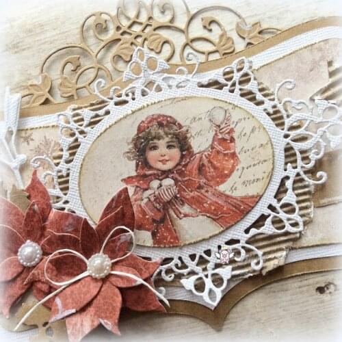 Lace corner oval frame Metal Cutting Dies Stencils DIY Scrapbooking Paper/photo Cards Embossing Dies