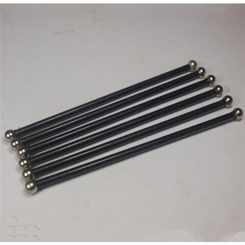 Reprap Kossel delta K800 3D printer magnetic Diagonal push rods kit end Rods Arms kit/set 180mm Carbon tube assembled rod kit
