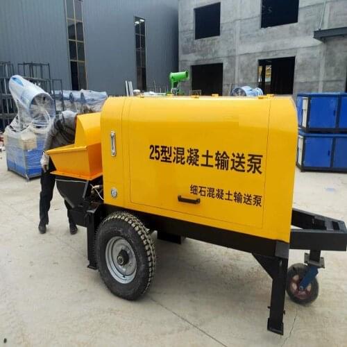 Diesel Type Small Portable Mini Concrete Pump Mixer Truck for Secondary Structural Column Pump