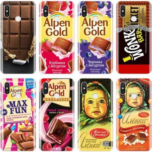 Alenka bar wonka chocolate Cover Soft Silicone TPU Phone Case For xiaomi 4 4S 5 5C 5S 5S PLUS 6 6X 8 Pro 8lite 8 9 SE MAX 2 3