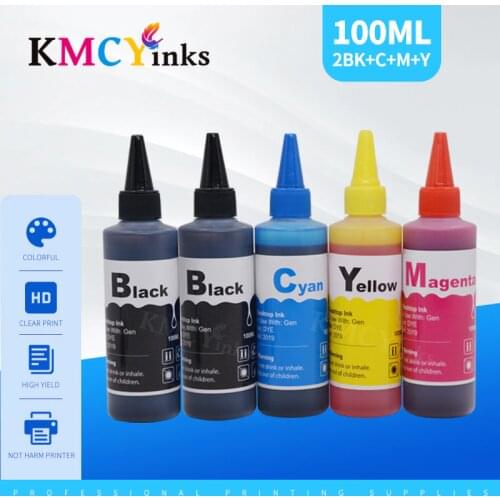 KMCYinks PGI-470 CLI-471 Bottle Ink Refill Kit For Canon PGI 470 CLI 471 XL PIXMA MG6840 MG5740 MG 6840 MG 5740 TS5040 TS6040