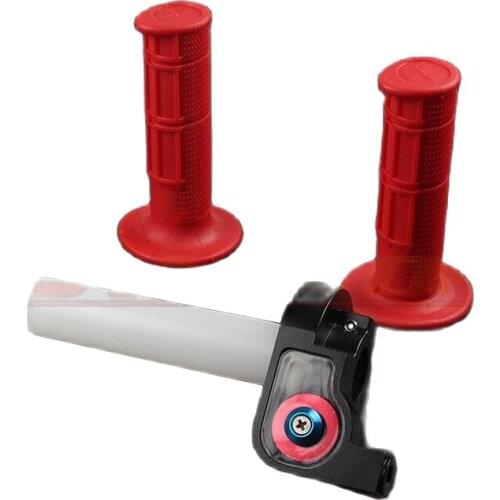 NEW Universal Handle Grip with 1/4 Quick Turn Throttle Dirt Pit Bike Motocross 7/8" Handlebar Hand Grips