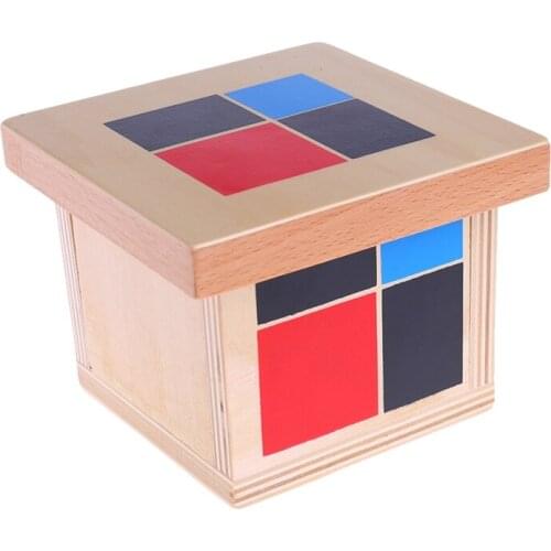 Educational Kid Montessori Early Learning Algebra Mathematics Binomial Cube Set Wooden ToyRamadan Festival Gift