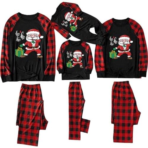 Pijamas Navidad Para Familias Family Matching Outfits Mom Dad Kids Matching Clothes Xmas Homewear Pajamas Christmas For Families