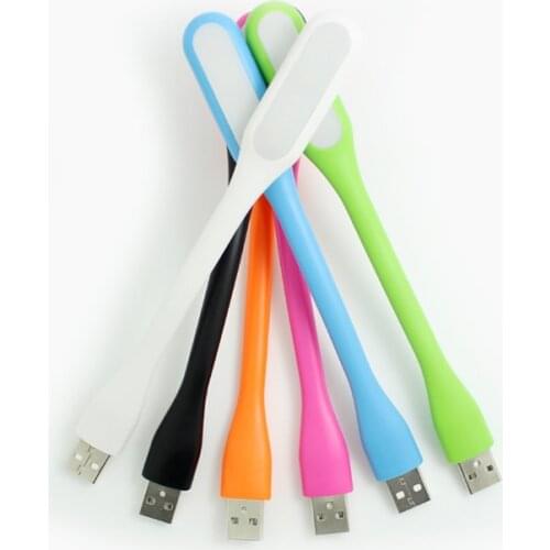 6.5inch ReachAdjustableMini Portable USB LED Lamp 5V 1.2W Super Bright Book Light Reading Lamp For Power Bank PC Laptop Notebook