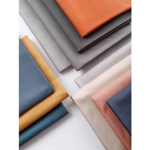 Luxury Technology Fabric By The Meter Sofa Cover Curtain Imitation Leather Flannel Soft Velvet Fabrics Waterproof Breathable Per