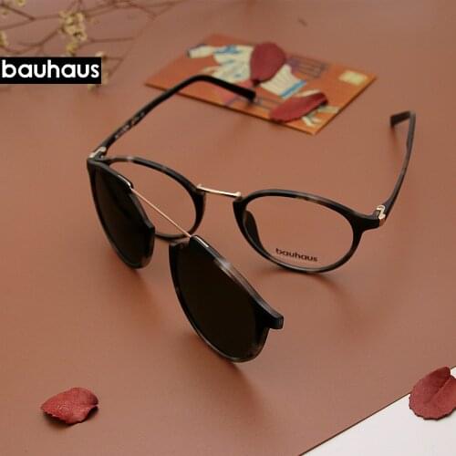 X3184 Ultem Vintage Round Eyeglasses Women Men Polarized Sunglasses Magnetic Clip On Glasses Optical Computer