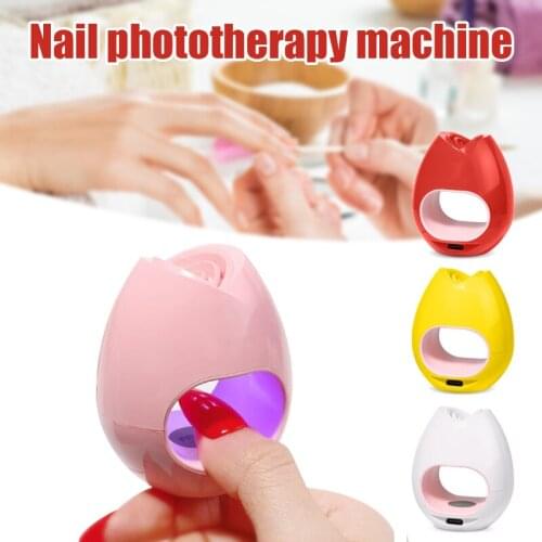 Nail Dryer MINI 16W USB UV LED Lamp Nail Nail Tools Rose-shaped Quick-drying Curing Lamp For Nail And Toenail Gel Polishing