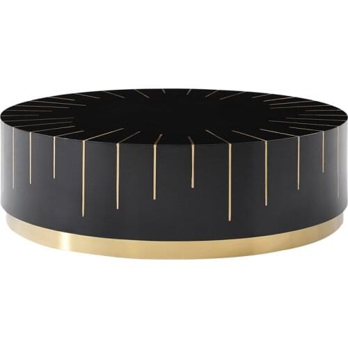 Light luxury round coffee table creative personality post-modern minimalist living room designer paint coffee table table