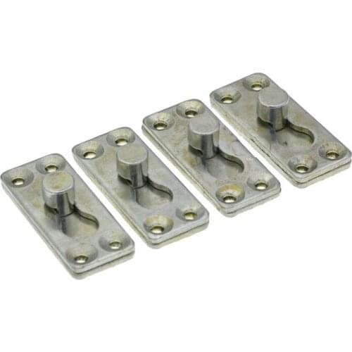 Thickened Bed Hinge Connector Furniture Hardware Bed Invisible Hanging Buckle Corner Bracket