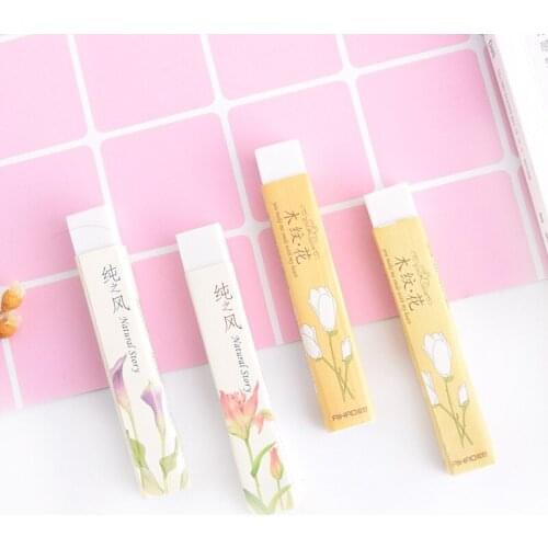 1PCS stationery fresh creative long eraser writing drawing painting eraser 1215 1267