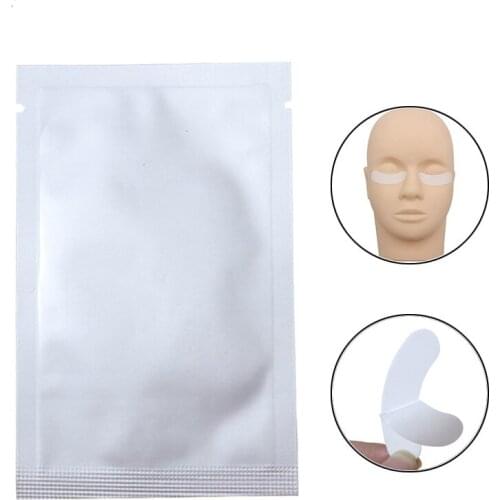 10packs No.3 Thin Soft Lint-free Surface Hydrogel Eye Patch for Eyelash Extension Eye Pads Hydrogel Patches for Lash Extensions