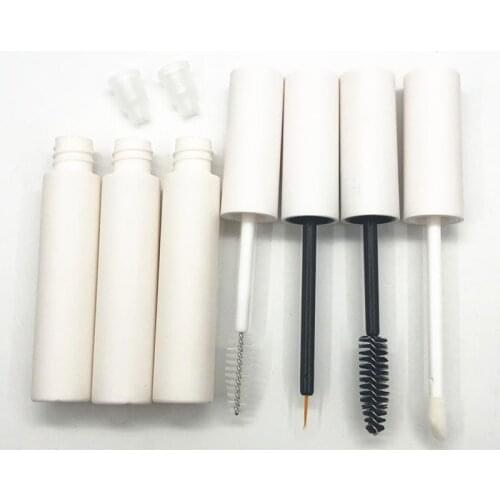 200pcs 10ml Matte White Empty Mascara Tube Eyeliner Cream Container Bottle, Lip Gloss Bottle