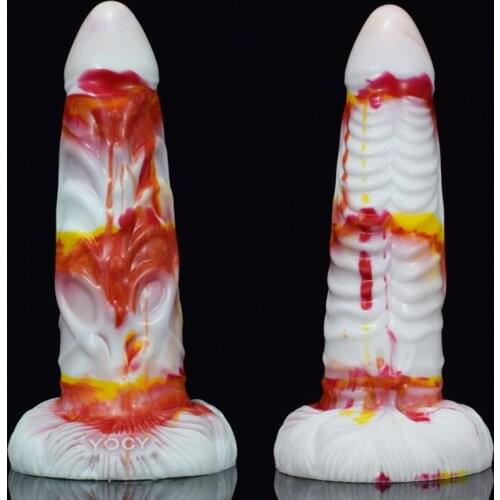 2021 New Fantasy Passion Flame Animal Penis Huge Anal Plug Silicone Dildo Toy Female Male Orgasm Vagina Erotic Massager Sex Shop