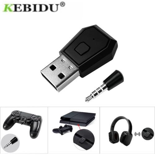 KEBIDU Bluetooth 4.0 Headset Dongle USB Wireless Adapter Receiver For PS4 Stable Performance For Bluetooth Headsets