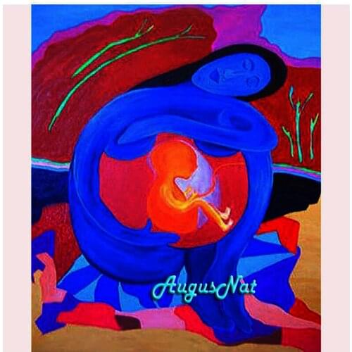 Baby shower diamond painting embroidery mother love wall art baby decor crystal painting diamond dotz kits mosaic pictures craft