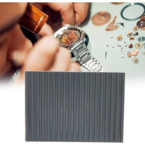 Watchmakers Rubber Anti-Slip Bench Mat for Watch Block Repairing Maintenance Cushion Watch Repair Tool for Watch RepaiR Workers