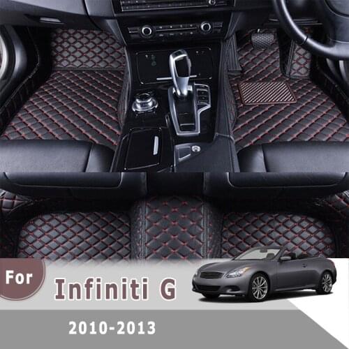RHD Carpets For Infiniti G 2013 2012 2011 2010 Car Floor Mats Custom Interior Styling Pedals Foot Pads Rugs Auto Floorliners