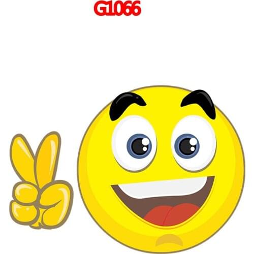 Creative Smiley Car Sticker Hood Tailgate Side Window Decal Car Sticker Decoration Sweet Auto Sticker Decal Decorate Sticker