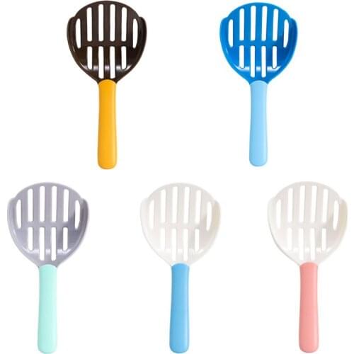 Pet Cat Litter Shovel Cats Poop Scoop Kitten Sand Scoop Cleaning Tools Pet Garbage Scoop Cats Toilet Litter Cleaning Supplies