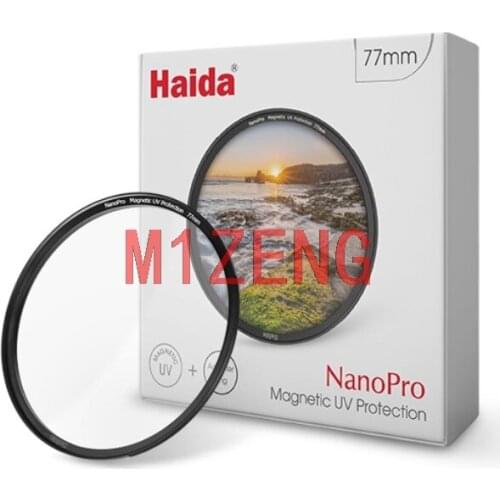 Haida NanoPro magnetic uv Protection Lens Filter with adapter for 52 55 58 62 67 72 77 82 Canon nikon sony fuji olympus camera