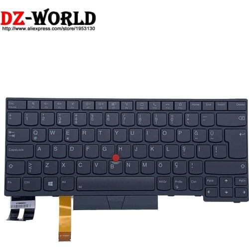 New Original Gray TR Turkish Backlit Keyboard for Lenovo Thinkpad T14 P14S Gen1 Gen2 Laptop 5N21B08400 5N21B08363