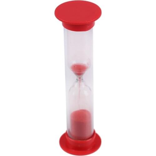 New 1 Minute Cute Plastic Sand Timer Red