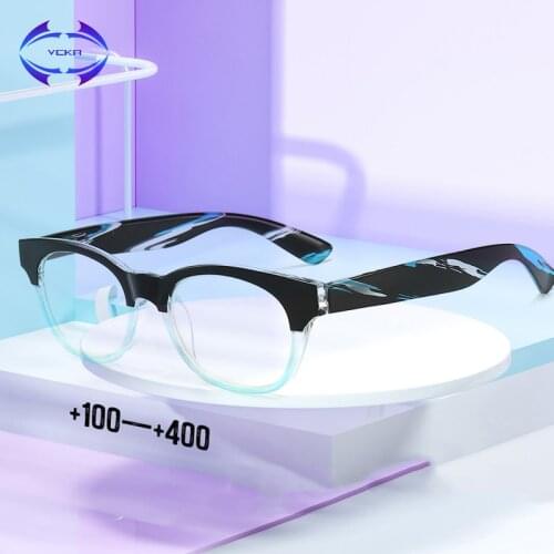 VCKA Reading Glasses Men Women Presbyopic Eyeglasses Fashion Glasses Sight With Diopters Oculos +1 +1.5 +2 +2.5 +3 +3.5 +4.0