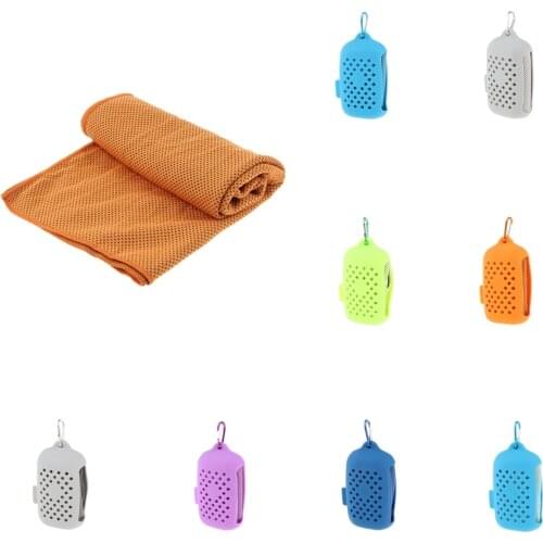 Cooling Towel Sports Quick Ice Cooling Towel for Hiking Backpacking Summer Sports Men Women Heat Relief Gear