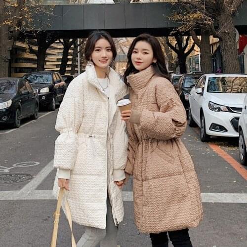 New style thick cotton-padded clothes womens fashion slimming waist coat coat mid-length ladies coat